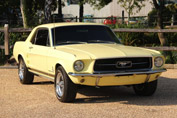 1967 powder yellow Mustang Coupe